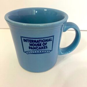 IHOP Diner Vintage Blue Restaurant Mug 8 oz